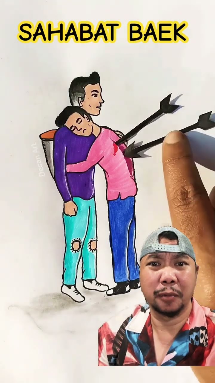 SAHABAT BAIK KALIAN SIAPA NAMANYA!!!?? #drawing #art #painting #artist #sketch