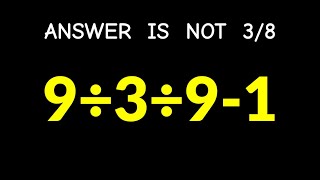 Many Will Get Wrong!Will You?