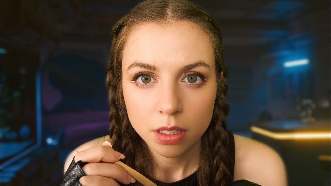 ASMR Cyberpunk Heist Face Reconstruction (ASMR For Sleep, Personal Attention, ASMR Mouth Sounds)