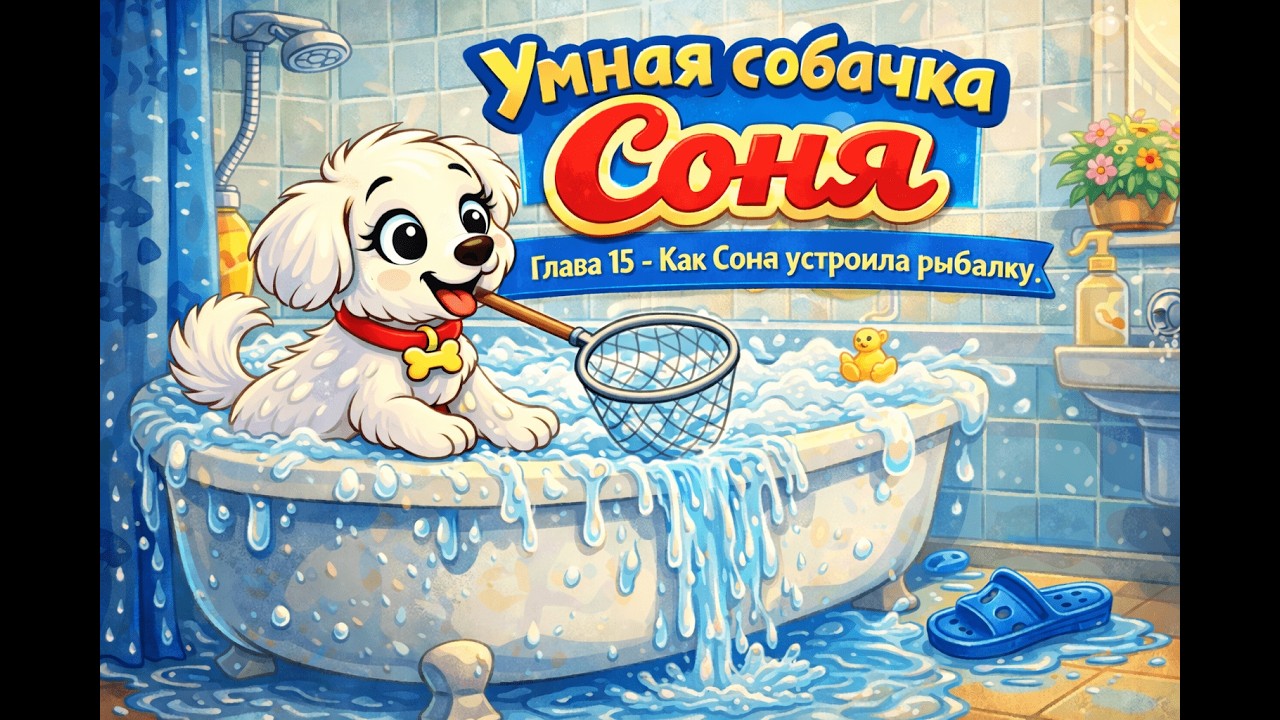 Умная собачка Соня. Глава 15 - Как Соня устроила рыбалку.