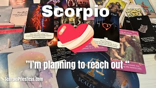 Scorpio | wow 🤩 Very deep Connection, Planning on reaching out , VERY PASSIONATE 🔥☄️but ….