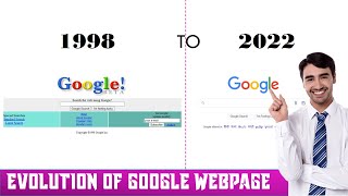Evolution Of Google Web Page 1998-2022 ||