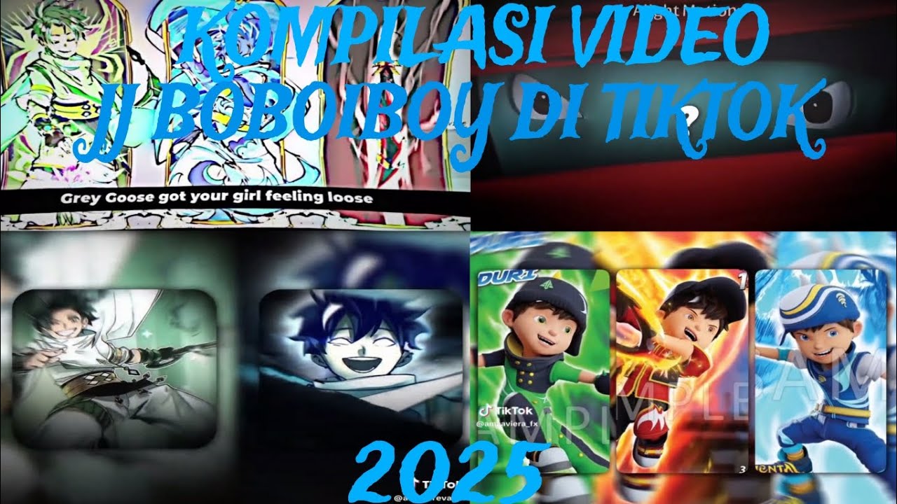 KOMPILASI VIDEO JJ BOBOIBOY DI TIKTOK (THN 2025) BY MARIPOS EDITZ
