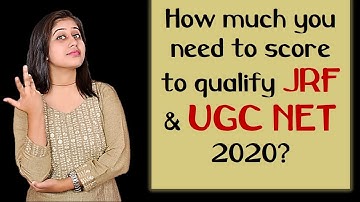 *Revealed* How much you need to score to qualify JRF and NET? NTA UGC NET 2020 || Niharika Jaiswal