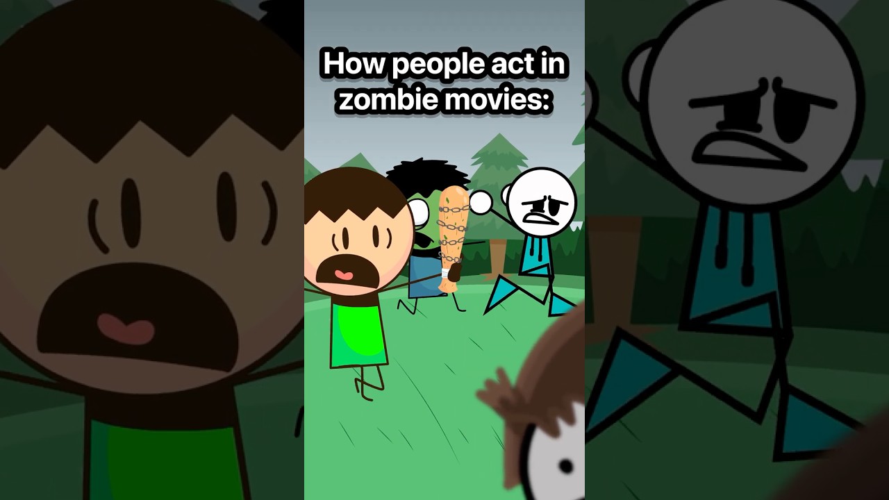 how people act in zombie movies