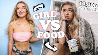 10,000 CALORIES CHALLENGE! GIRL VS FOOD!😱