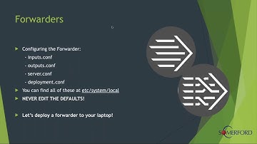 Splunk Introduction & Architecture Demonstration | Somerford