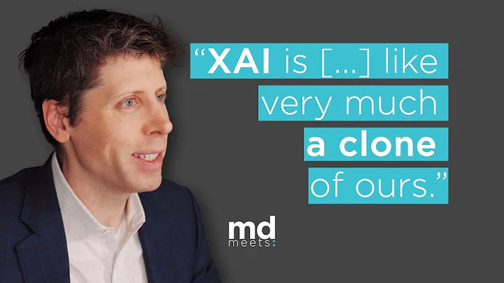 Sam Altman on the AI battle with Elon Musk | MD MEETS