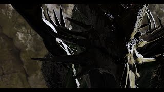 Blender 4.0 Dragon Rig animation first moves (2)