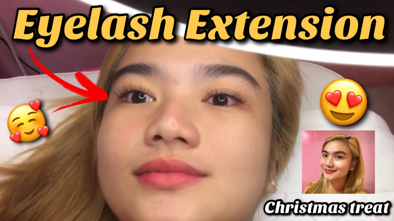 NATURAL LOOK HUMAN HAIR EYELASH EXTENSION!! *Christmas treat to ourselves*  - YouTube