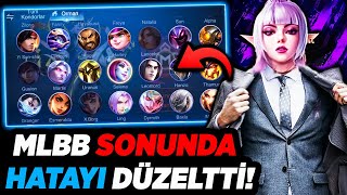 Mlbb Sonunda Düzeltti̇ Kaç Aydir Deği̇şmeyen Şey