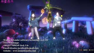 Interactive projectors wall ar 3D games holographic immersive augment，virtual Photo booths screenshot 3