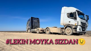 SOVGʻAMIZ KECH QOLDI 😢 #дальнобойщик #iveco #фура #перегон #хоразм #мусофирлар# universal driver