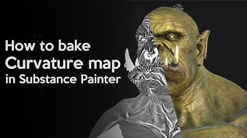 Baking New Curvature for Skin Texturing in Substance Painter