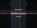 SAMPLE THIS #flstudio #musicproducer #synth