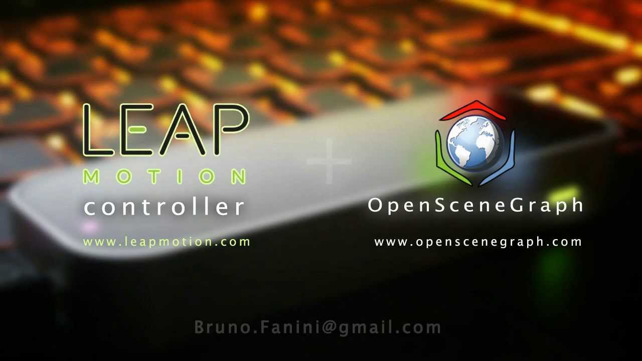 LeapMotion + OpenSceneGraph: 1) basic tests 