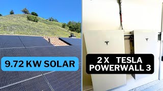 Installing 2 Tesla Powerwall 3 with 9.7kW solar. Full home backup.