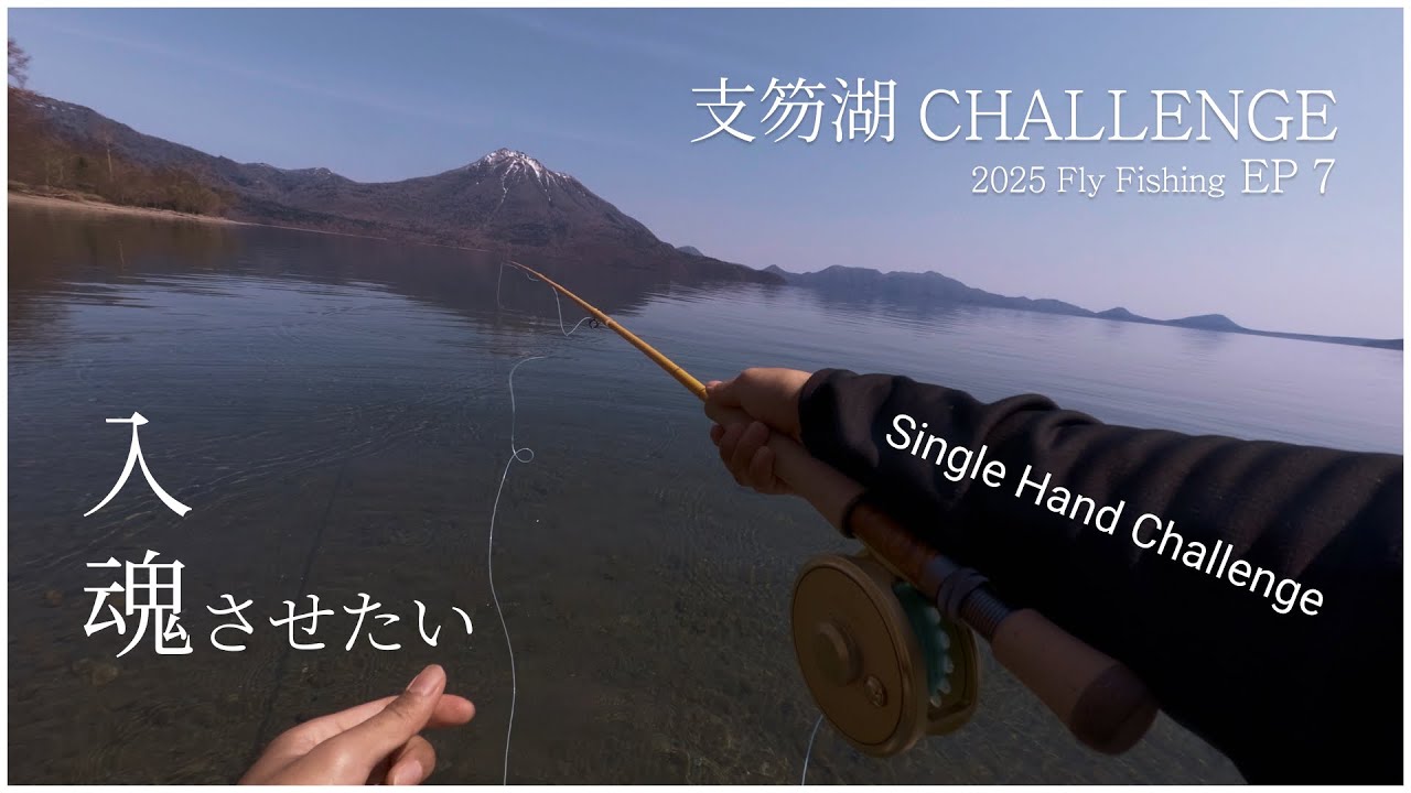 【支笏湖Fly Fishing EP7】5月だよ GWだよ！トラウト集合！！グラスロッドに入魂させたいんです　#flyfishingjapan  #支笏湖の釣り #フライフィッシング