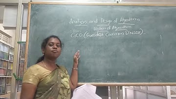 ADA Notion of Algorithm By Ashwini G T