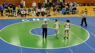 Jack S. (CNS) vs Johnny C. (Fulton) Section III wrestling duals championship dual.