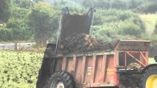 Manure 2015| Spreading with Marshall & John Deere| #1|