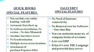 QUICK BOOKS VS TALLY ERP 9 screenshot 2