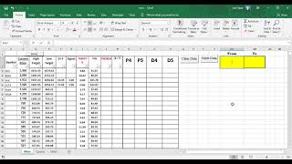 Create Template in Excel with no data