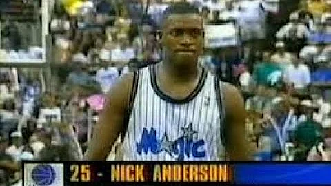 1995 NBA Finals Game 1 Nick Anderson 4 Missed Free...