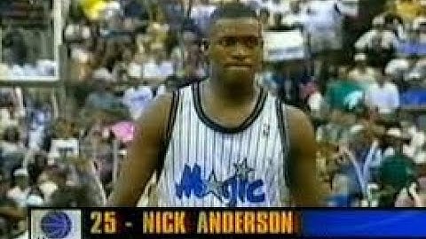 1995 NBA Finals Game 1– Nick Anderson 4 Missed Free Throws, Hakeem Game Winner in OT