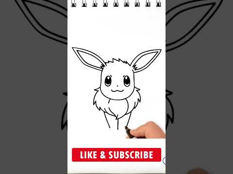 Drawing Eevee From Pokemon eevee pokemon shorts pokemon