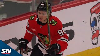 Blackhawks' Connor Bedard Buries Go-Ahead Marker In Dying Minutes