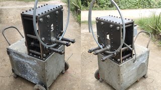 Hướng dẫn chế máy uốn ống sắt 3 trục P2