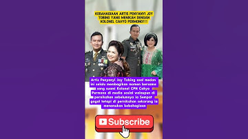 Kebahagiaan artis penyanyi Joy Tobing setelah menikah dengan Kolonel Cahyo!!!