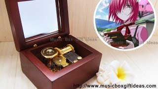 Anime Elfen Lied Musical Box, Tema de Música, Lilium Lucy, 18-notas,  Creative Color Print, Brinquedos para Crianças e Meninas, Amigos