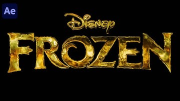 Golden Logo Reveal Animation - After Effects Tutorial