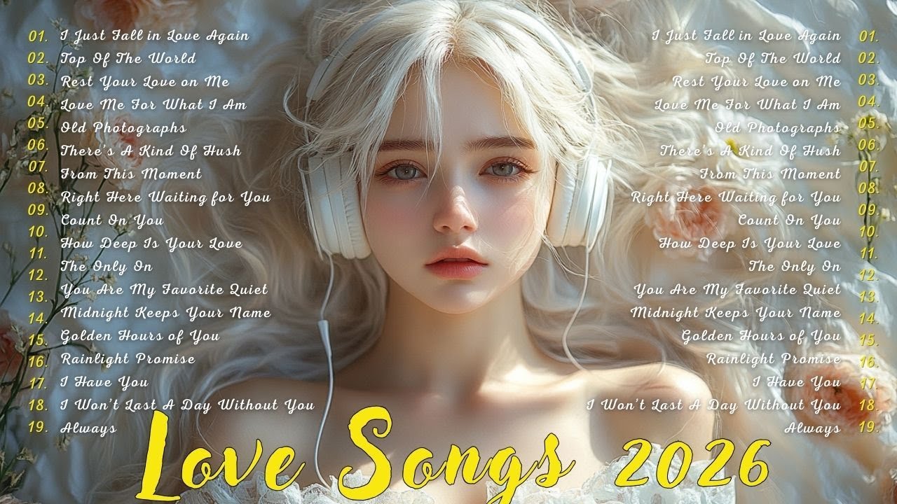 Best Love Songs 2025 ✨ Romantic Soft Hits – Beautiful & Emotional Songs