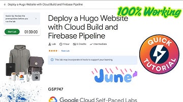 Deploy a Hugo Website with Cloud Build and Firebase Pipeline | #GSP747 | [JUNE] #qwiklabs #arcade