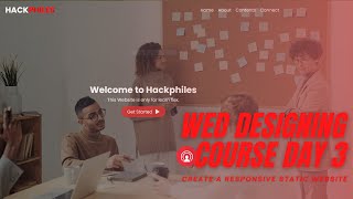 🔴Web designing course Day 3 | Making Site Responsive Using MediaQuery | malayalam | Hackphiles