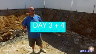 Radiant Pool Installaztion | 16 x 32 | Danville, KY Day 3 + 4 | #PoolGuys