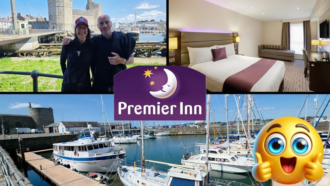 Лучшее расположение бюджетного отеля — Premier Inn Caernarfon — обзор номеров и ресторанов отеля. 😍