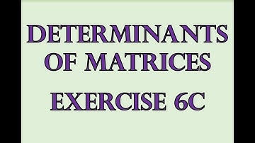 ASFM - Core - Determinants of Matrices