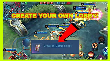HOW TO JOIN CREATION CAMP TUTORIAL AND RELEASE DATE! MOBILE LEGENDS BANG BANG