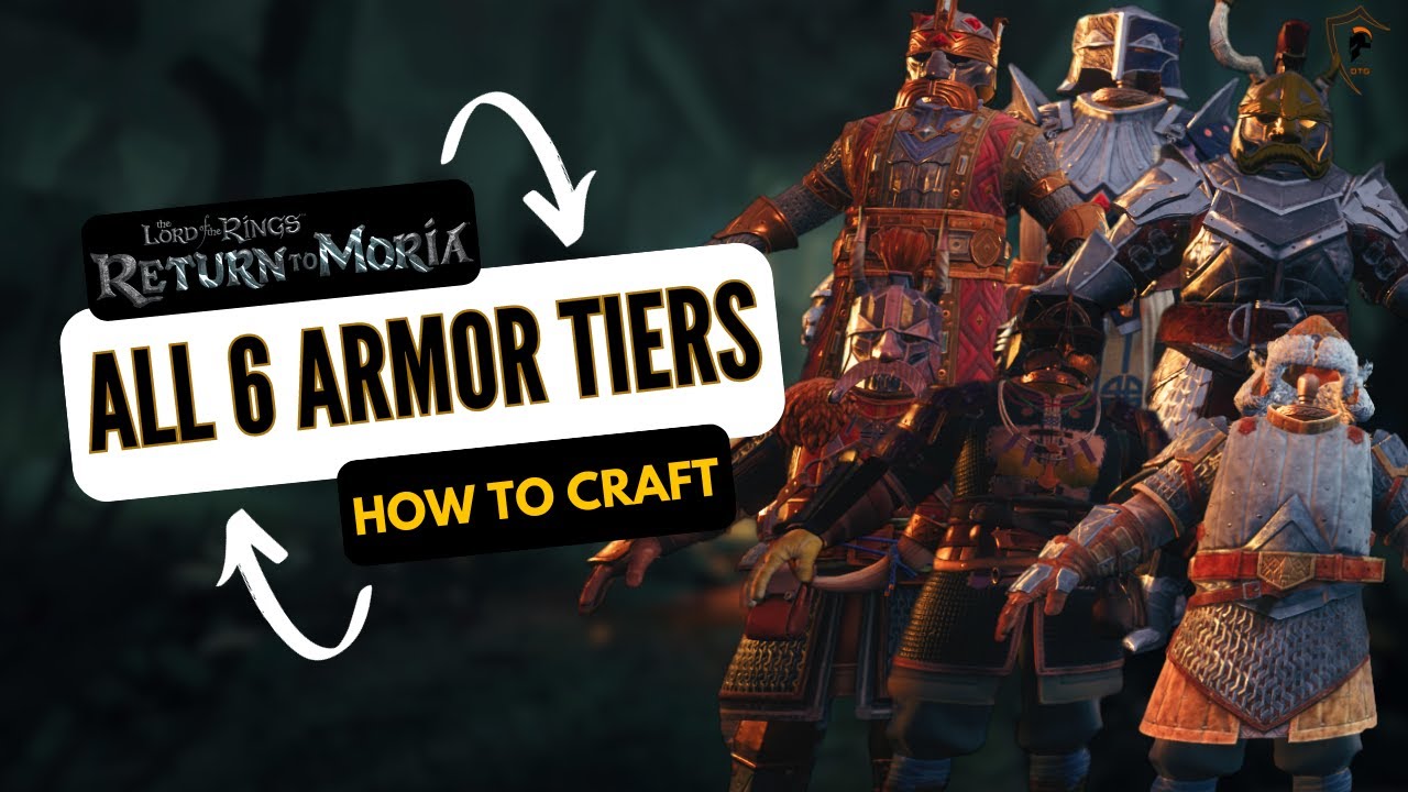 Return to Moria armor – how to unlock armor recipes