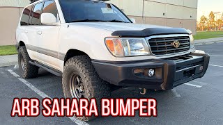 ARB Sahara bumper full install 100 series Land Cruiser LX470