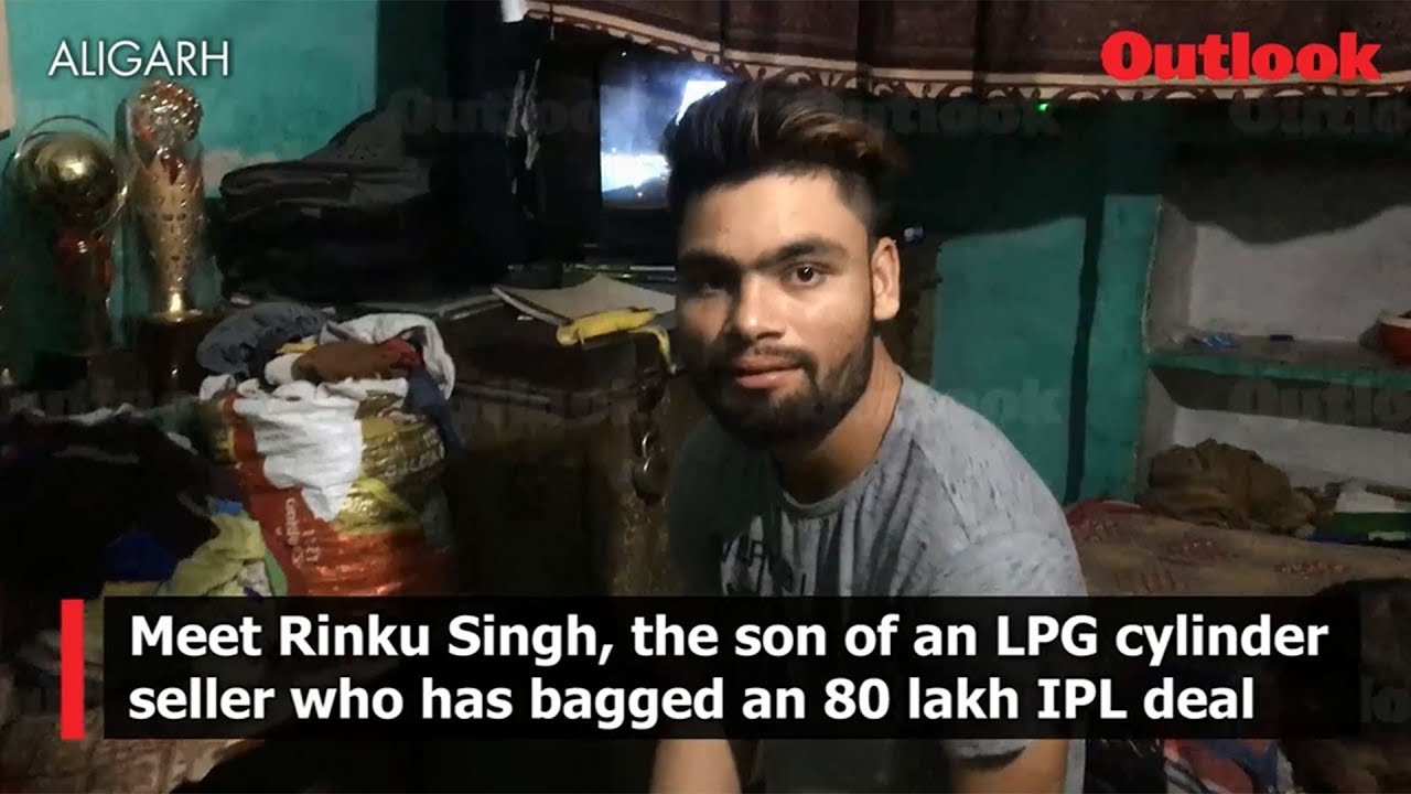 Meet Rinku Singh, the son of an LPG cylinder seller who has bagged an 80  lakh IPL deal - YouTube