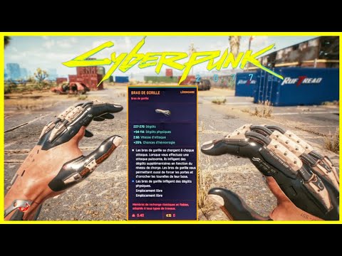 BRAS DE GORILLE LÉGENDAIRE-Essai (Cyberpunk 2077) gameplay fr