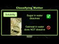 Classifying Matter Quiz