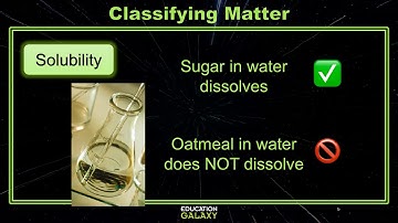5th Grade - Science - Classifying Matter - Topic Overview