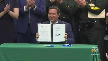 Gov. Ron DeSantis Signs Controversial Protest Crackdown Bill Into Law