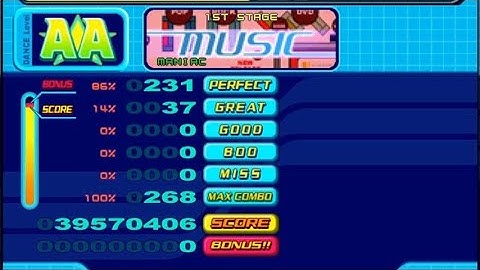 DDR 5thMIX - MUSIC (Maniac, 7) AA FC (no bar)